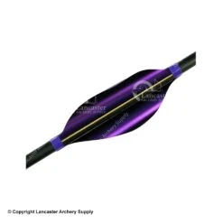 Spider Vanes 3.5" Medium Recurve Vanes -Baccarat shop 1240027 purple