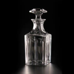 Baccarat Crystal, Harcourt Square Whiskey Decanter -Baccarat shop 1702352B b hartctdecsq1200