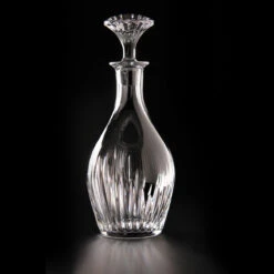 Baccarat Crystal, Massena Round Whiskey Decanter -Baccarat shop 1703346B b masswhisdec1200
