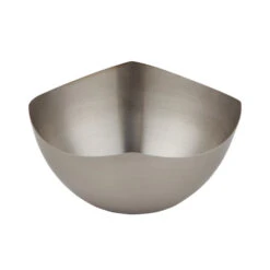 American Metalcraft SB400 5.5 Oz. Round Satin Finish Stainless Steel Snack Bowl / Sauce Cup