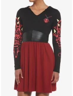 Star Wars Darth Maul Hooded Dress