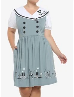Disney Steamboat Willie Sailor Dress Plus Size