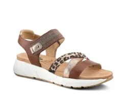 Women's SPRING STEP Heather Footbed Sandals -Baccarat shop 2 3
