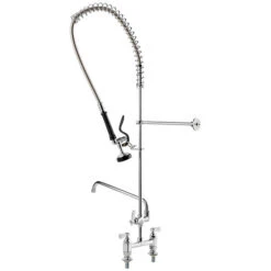 Regency 1.15 GPM Deck Mount Pre-Rinse Faucet With 14" Add-On Faucet And 8" Centers -Baccarat shop 2245573