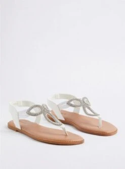 Rhinestone Circular Elastic Slide (WW)