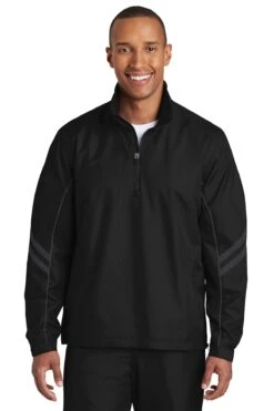 Sport-Tek Men's Shield Ripstop 1/2-Zip Pullover
