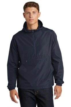 Sport-Tek Men's Packable Anorak -Baccarat shop 85083766