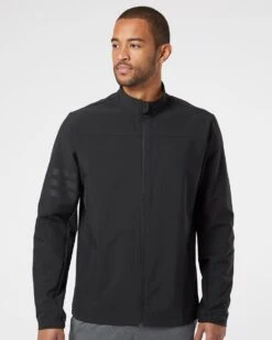Adidas Men's 3-Stripes Full-Zip Jacket