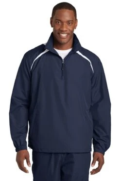 Sport-Tek Men's 1/2-Zip Wind Shirt -Baccarat shop 87354247