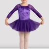 Girls Kelsey Velvet 3/4 Sleeve Tutu Dress -Baccarat shop CL0249 AMT FRONT