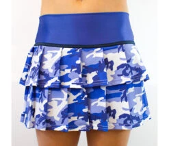 Faye+Florie Blue Camo Lisa Skirt (W) (Blue)