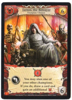 Hero Realms: Tarnos The Betrayer Promo Card