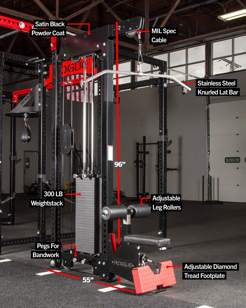 Monster Lat Pulldown/Low Row (Rack Mounted) 3 Monster Lat Pulldown/Low Row (Rack Mounted) - Image 2