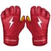 Bruce Bolt PREMIUM PRO Short Cuff Batting Gloves: Red -Baccarat shop SC REDG HERO