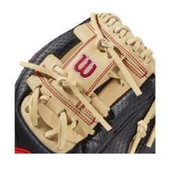 2021 Wilson A2000 PF88SS Pedroia Fit 11.25" Infield Baseball Glove: WTA20RB20PF88SS -Baccarat shop WBW100107 4 A2000 IF PF88SS 1125 BlackSnakeSS Blonde Red.png.cq5dam.web .1200.1200