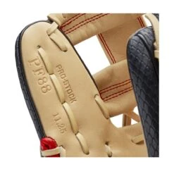 2021 Wilson A2000 PF88SS Pedroia Fit 11.25" Infield Baseball Glove: WTA20RB20PF88SS -Baccarat shop WBW100107 6 A2000 IF PF88SS 1125 BlackSnakeSS Blonde Red.png.cq5dam.web .1200.1200