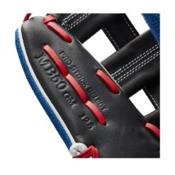 2022 Wilson A2K MB50 Mookie Betts GM 12.5" Baseball Glove: WTA2KRB22MB50GM -Baccarat shop WBW100472 6 A2K Mookie Betts MB50 GM 125 WhiteSS BlueSS Black Red.png.cq5dam.web .1200.1200