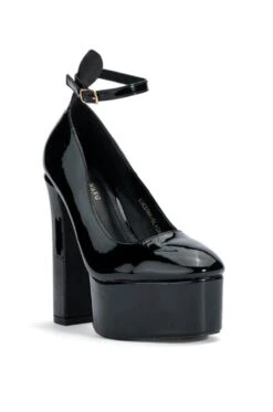 AZALEA WANG NIGHT MOVES PLATFORM PUMP IN BLACK -Baccarat shop azalea wang night moves platform pump in black black 3 3
