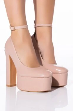 AZALEA WANG NIGHT MOVES PLATFORM PUMP IN NUDE