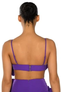 WHAT ITS LIKE FLORAL APPLIQUE BRALETTE -Baccarat shop danza kuduro abstract floral bralette purple 6 6