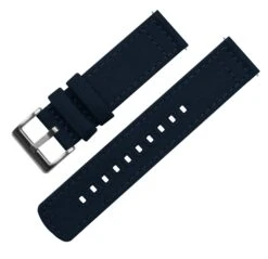 Navy Blue | Crafted Canvas -Baccarat shop navy blue crafted canvas canvas quick release barton watch bands 858656