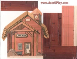 Colt Express: Train Station Terrain Piece