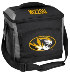 Rawlings NCAA Soft Sided Insulated Cooler Bag, 24-Can Capacity, Mizzou Tigers