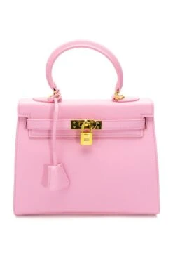 WORK IT PU LEATHER LIGHT PINK BAG